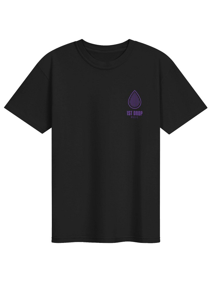 1st Drop Music Logo Purple T-shirt